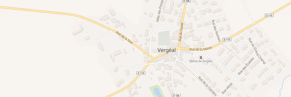Plan du 1B Rue de la Noë à Vergéal