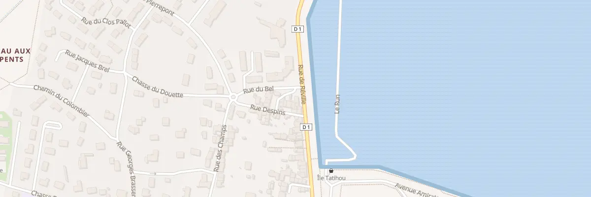 Plan du 43 Rue de Réville à Saint-Vaast-la-Hougue