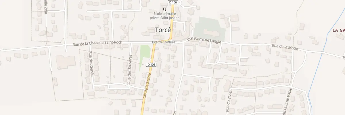 Plan du 4 Rue Pierre de Langle à Torcé