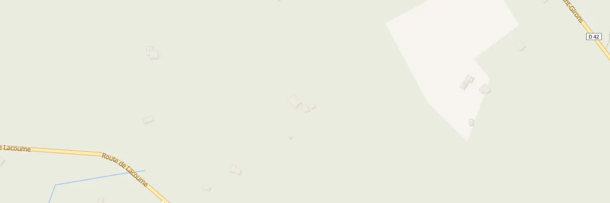 Plan du 1266 Rte de Lacoume à Linxe