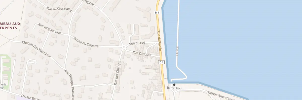 Plan du 10 Rue des Pins à Saint-Vaast-la-Hougue