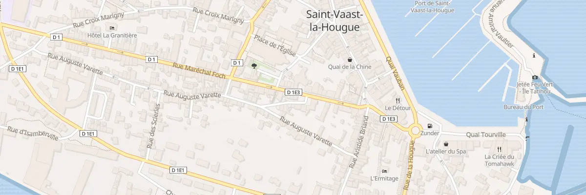 Plan du 11 Rue Marechal Foch à Saint-Vaast-la-Hougue