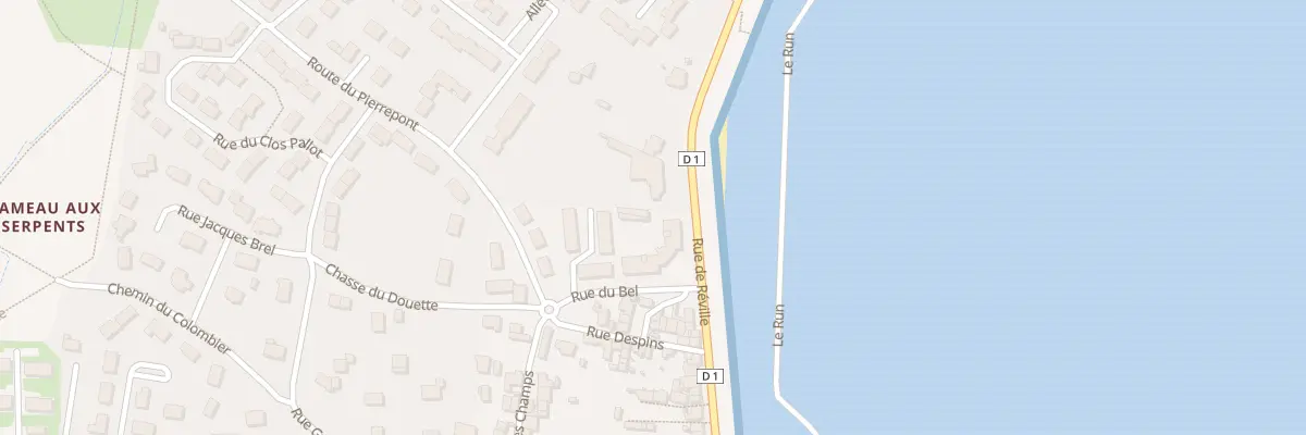 Plan du 2 Rue du Bel à Saint-Vaast-la-Hougue