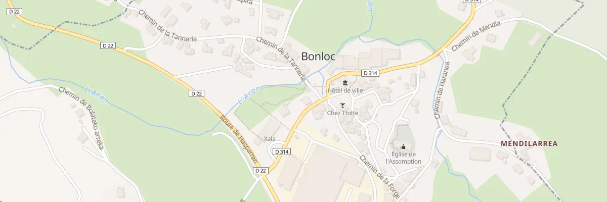Plan du 5050 Araaco à Bonloc