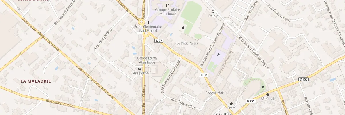 Plan du 31 Rue françois luneau à Vallet