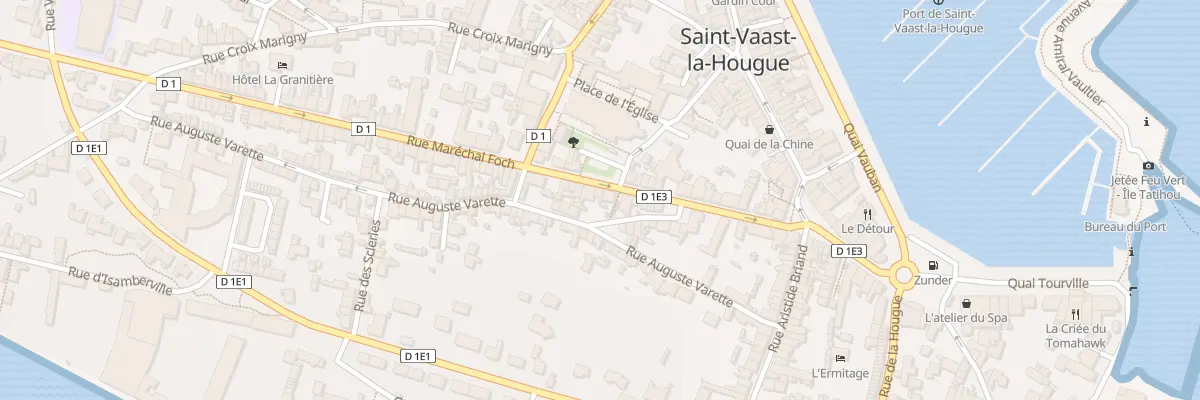 Plan du 21 Rue Marechal Foch à Saint-Vaast-la-Hougue