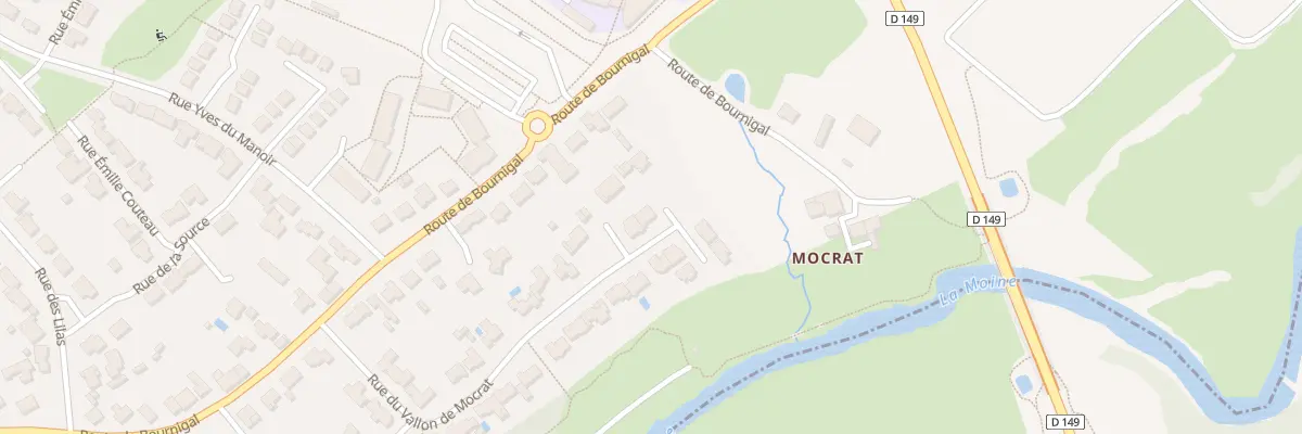 Plan du 24 Rue du Vallon de Mocrat à Clisson