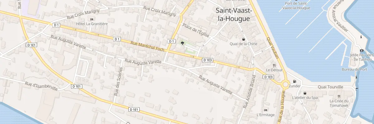 Plan du 23 Rue Marechal Foch à Saint-Vaast-la-Hougue
