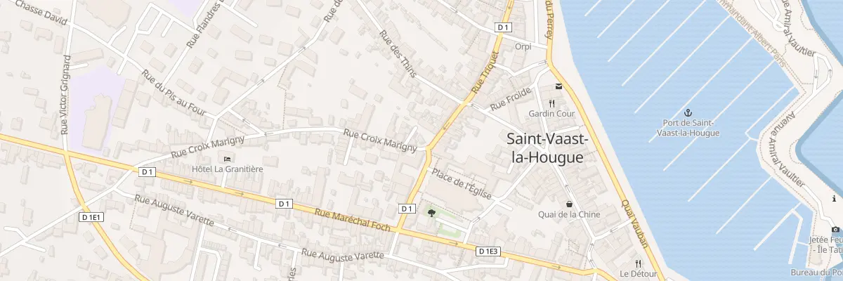 Plan du 2 Rue Croix Marigny à Saint-Vaast-la-Hougue