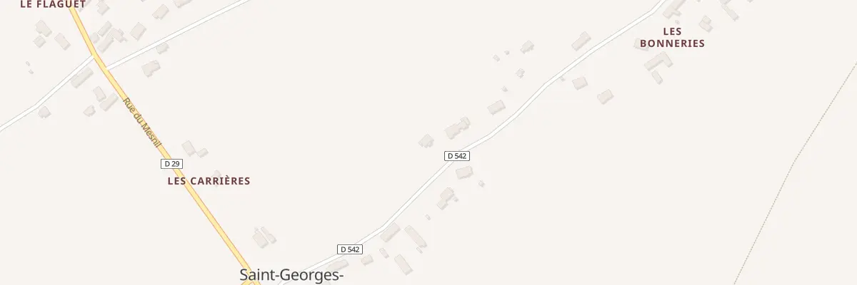 Plan du 1 Rue de l’Ancien Prieure -St Ge à Terre-et-Marais