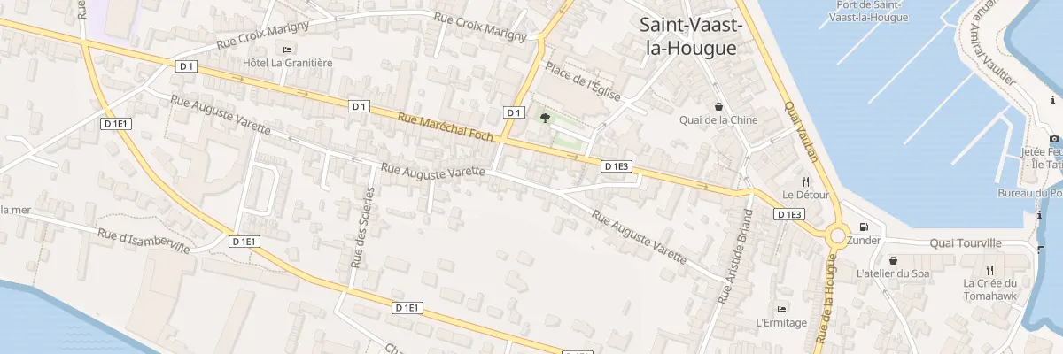 Plan du 16 Rue Auguste Varette à Saint-Vaast-la-Hougue