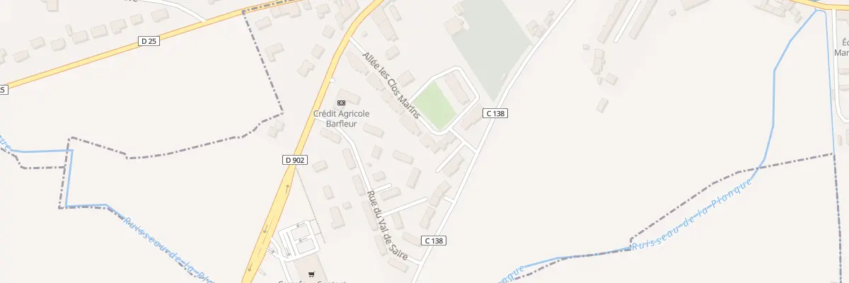 Plan du 24 All les Clos Marins à Barfleur