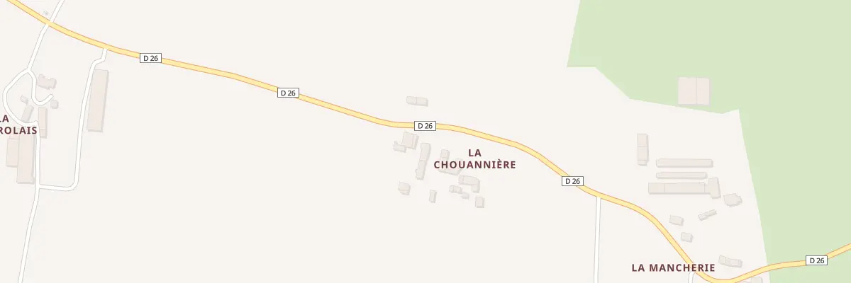 Plan du 2824 La Chouaniere à Mecé