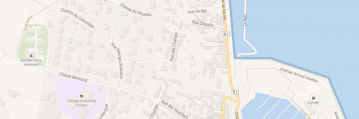 Plan du 48 Rue des Champs à Saint-Vaast-la-Hougue