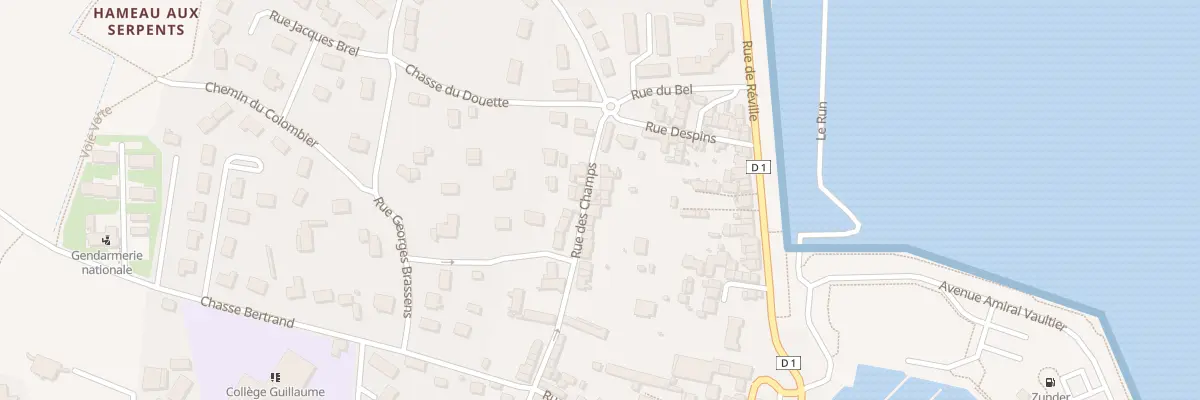 Plan du 56 Rue des Champs à Saint-Vaast-la-Hougue