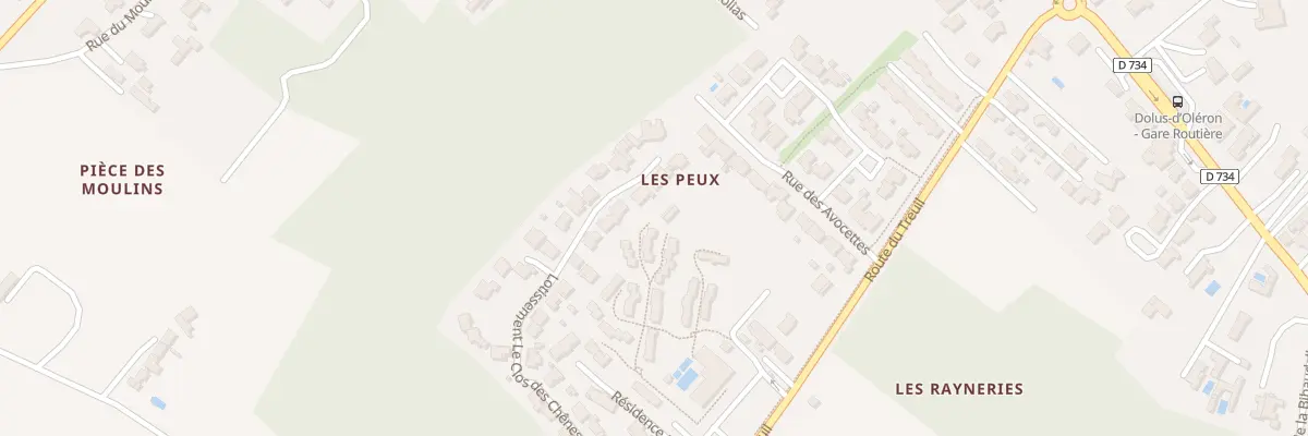 Plan du 490 Rte du Treuil à Dolus-d’Oléron
