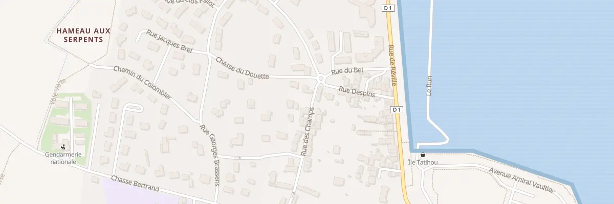 Plan du 49 Rue des Champs à Saint-Vaast-la-Hougue