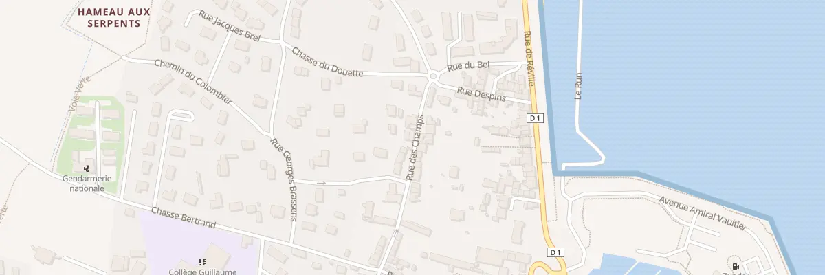Plan du 47 Rue des Champs à Saint-Vaast-la-Hougue