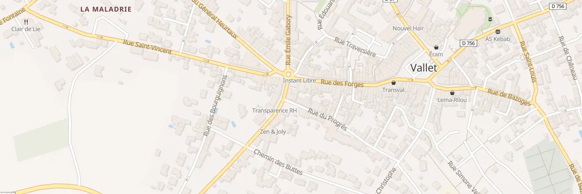 Plan du 5 Rte de Clisson à Vallet