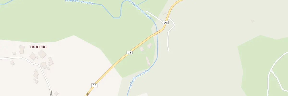 Plan du 1330 Sabioko errepidea à Ossès