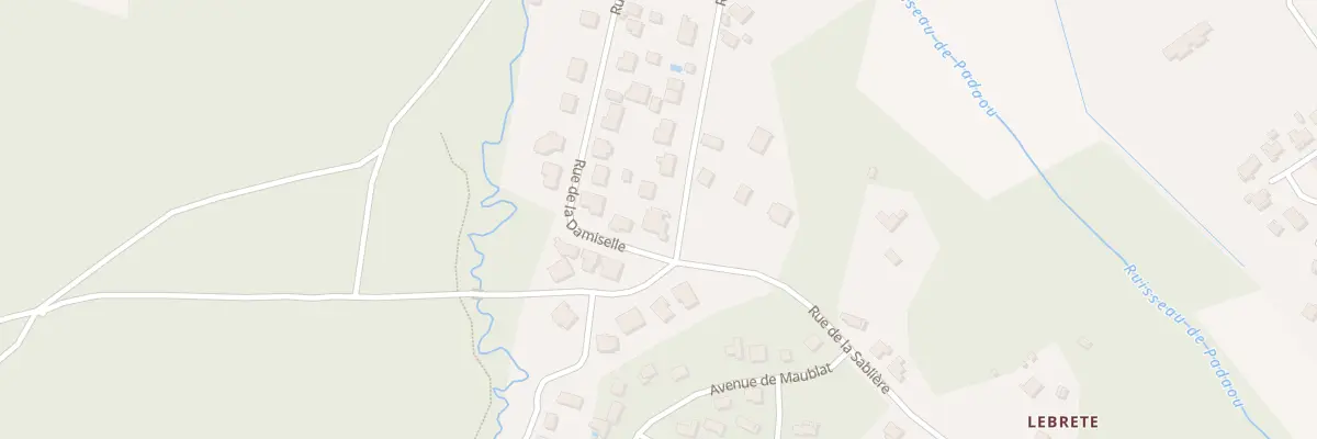 Plan du 602 Rue du Petrocq à Lit-et-Mixe