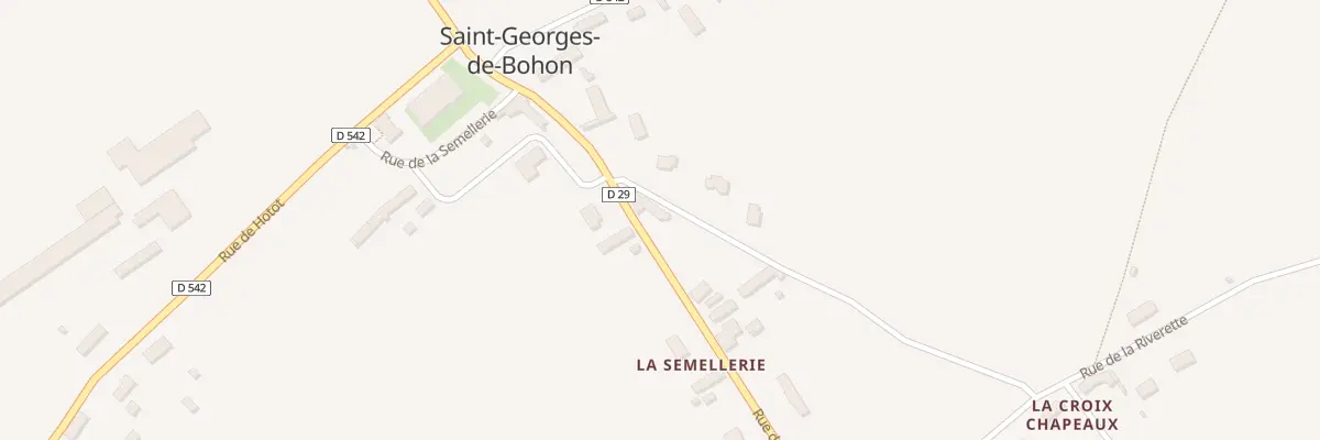 Plan du 15 Rue des Bohons -St Georges Boh à Terre-et-Marais