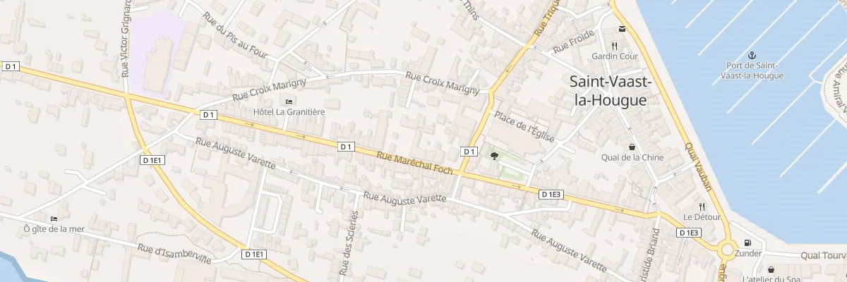 Plan du 40 Rue Marechal Foch à Saint-Vaast-la-Hougue