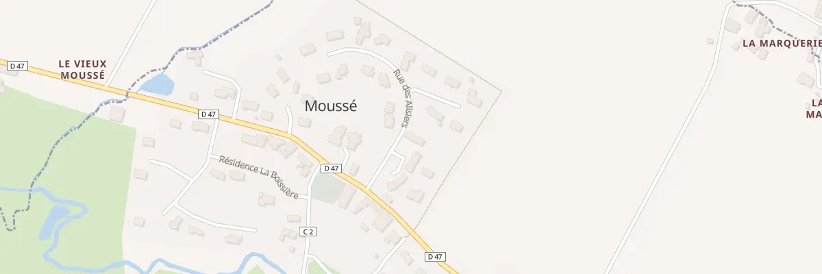 Plan du 2 Lot des Alisiers à Moussé