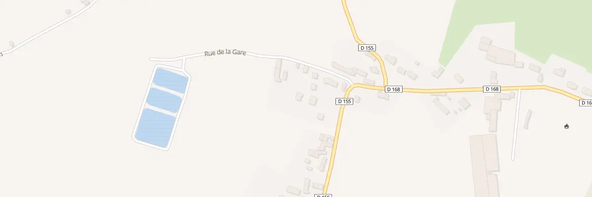 Plan du 72A Rue de la Gare à Réville