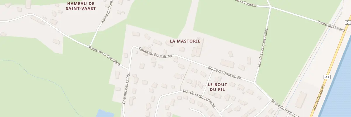 Plan du 19 Rte du Bout du Fil à Saint-Vaast-la-Hougue