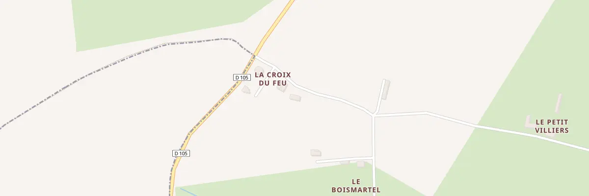 Plan du 8 La Croix Du Feu au Châtellier