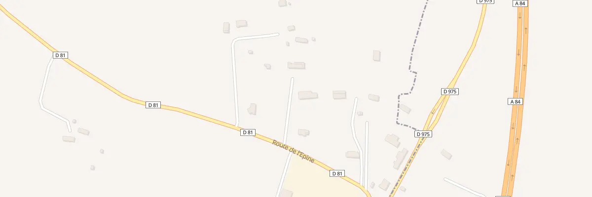 Plan du 7 Rte de l’Epine à Bourguenolles