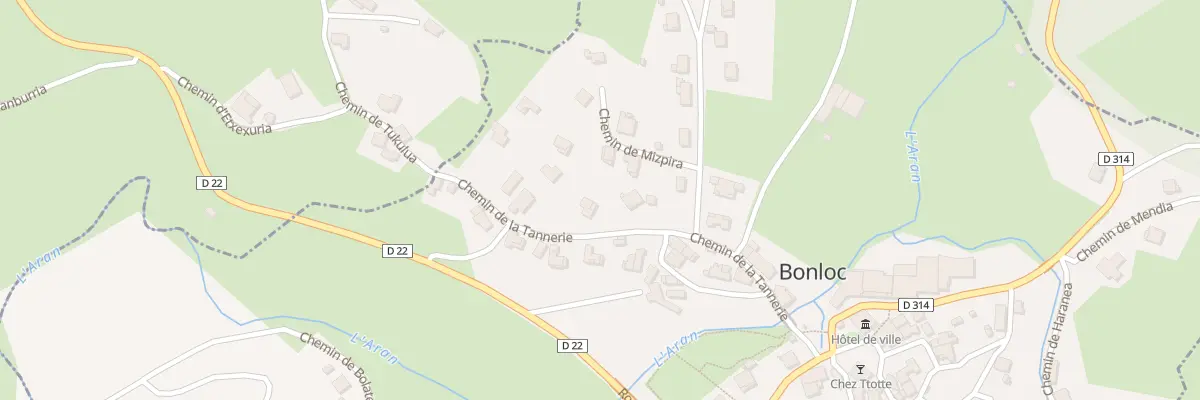 Plan du 5060 Che de la Tannerie à Bonloc