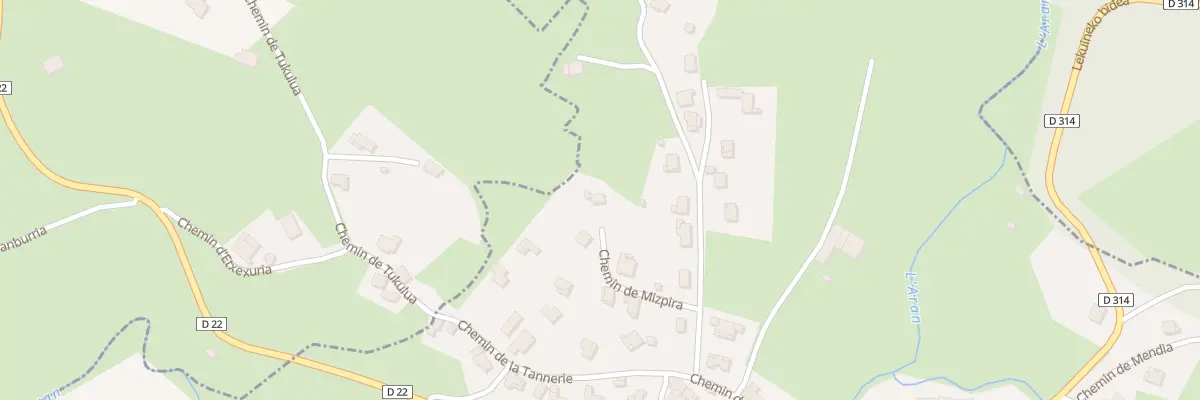 Plan du 5074 Che de Mizpira à Bonloc