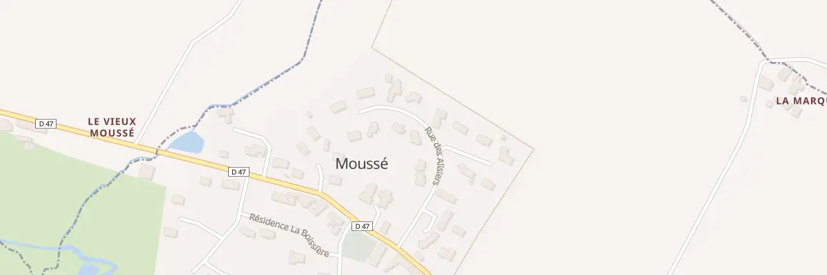 Plan du 17 Rue des Alisiers à Moussé