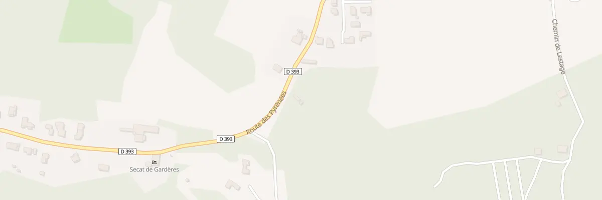 Plan du 816 Rte des Pyrénées à Saint-Laurent-de-Gosse