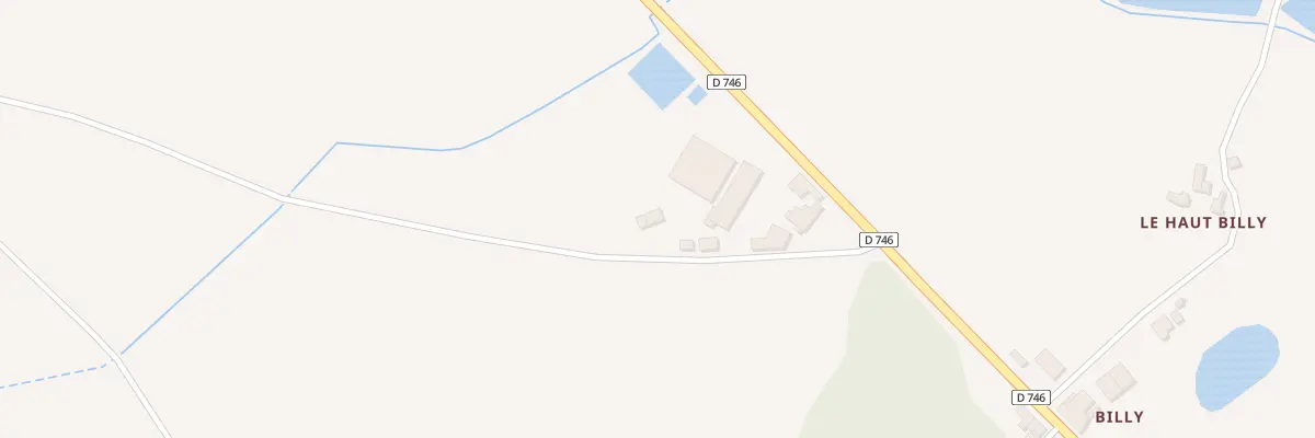 Plan du 5544 Billy à Château-Guibert