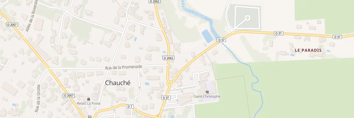 Plan du 2 Rue du calvaire à Chauché