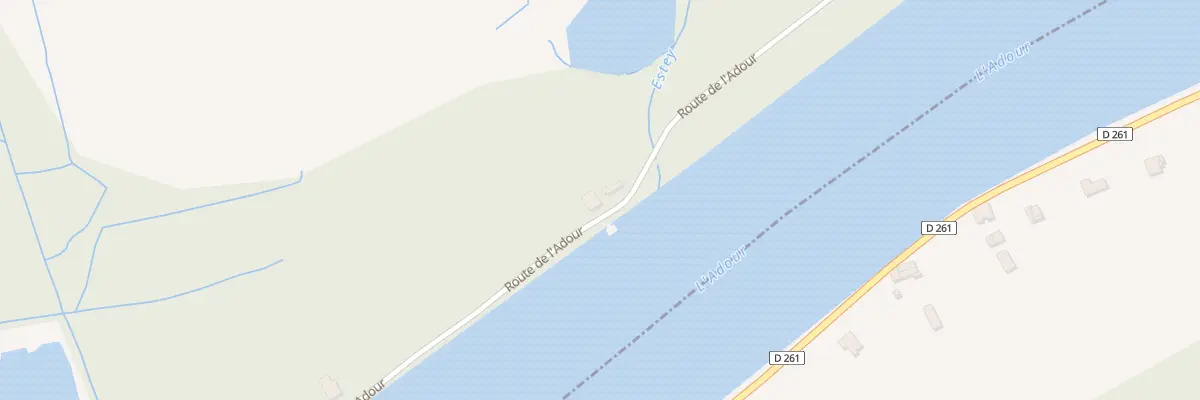 Plan du 1391 Rte de l’Adour à Saint-Laurent-de-Gosse