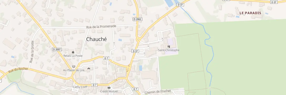 Plan du 10 Rue de la petite maine à Chauché
