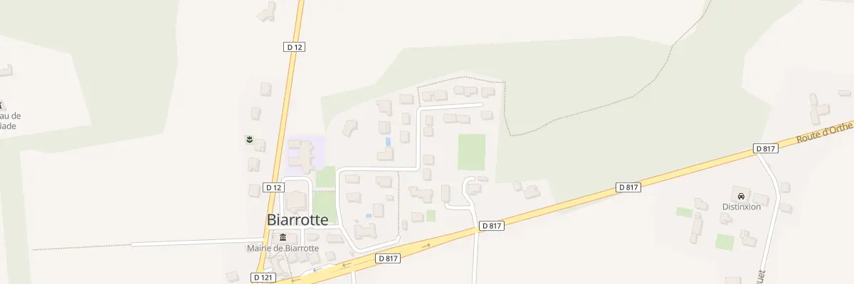 Plan du 260 Rte des Chênes à Biarrotte