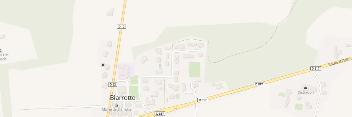 Plan du 262 Rte des Chênes à Biarrotte
