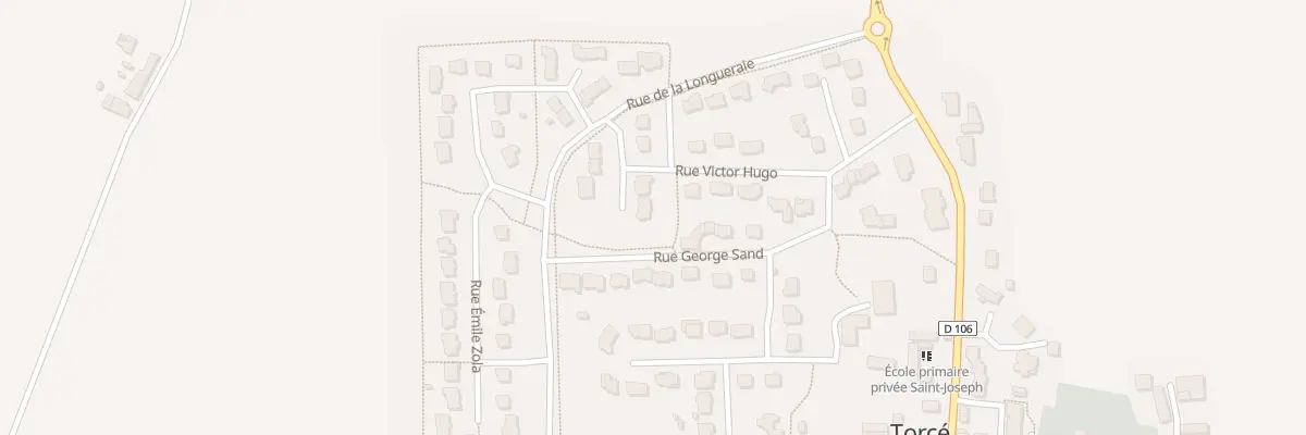 Plan du 7 Rue du General de Gaulle à Torcé