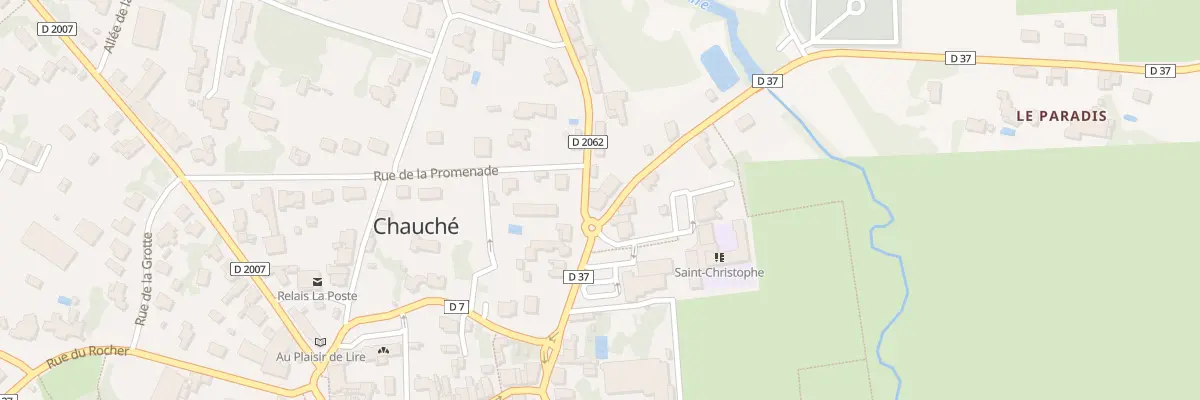 Plan du 13 Rue de la petite maine à Chauché