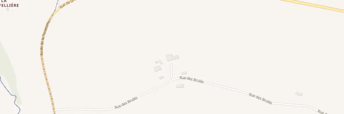 Plan du 6 Rue des Brulés à La Bloutière