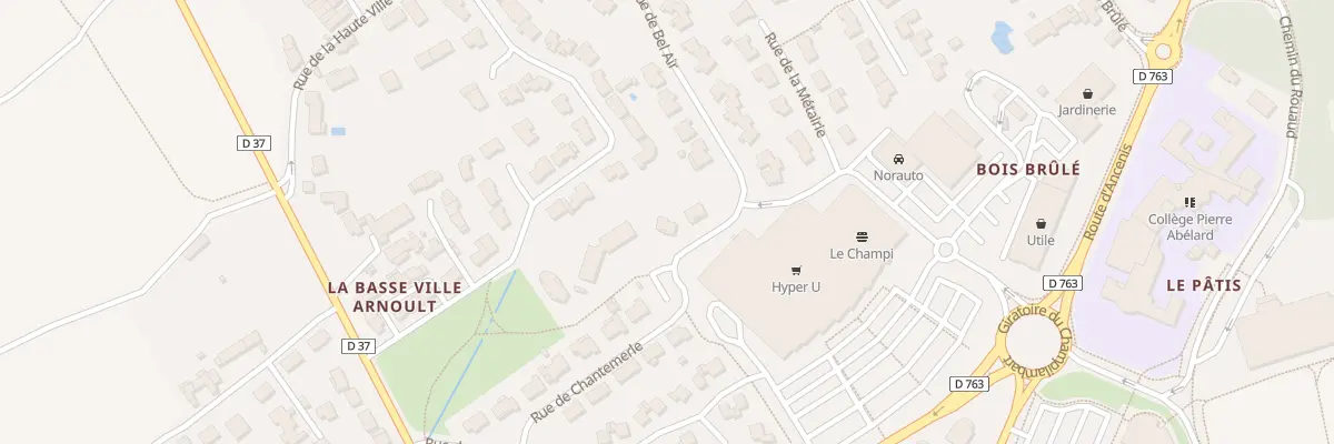 Plan du 1 Rue de bel air à Vallet