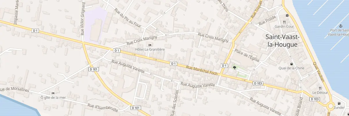 Plan du 58 Rue Marechal Foch à Saint-Vaast-la-Hougue