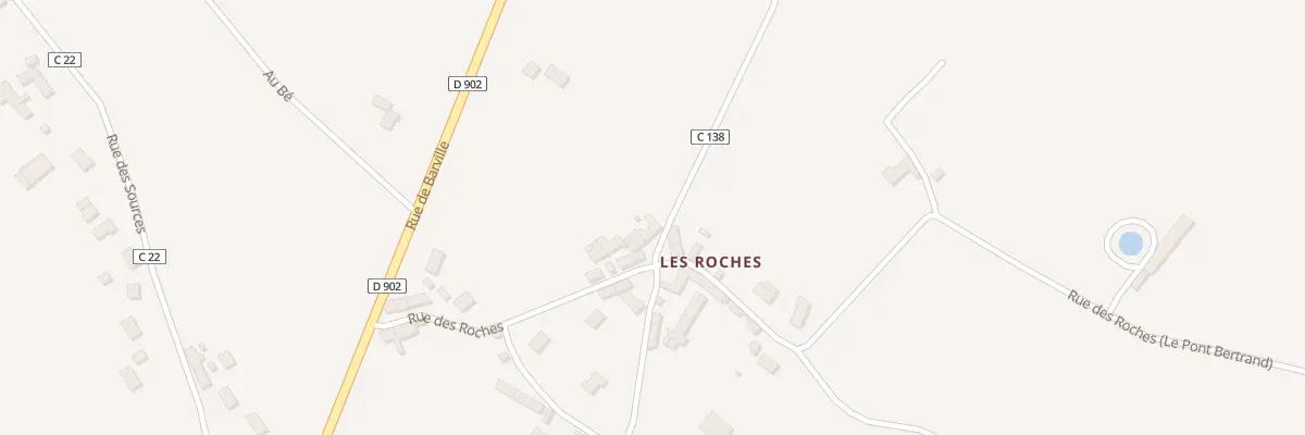 Plan du 18 Rue des Roches à Montfarville