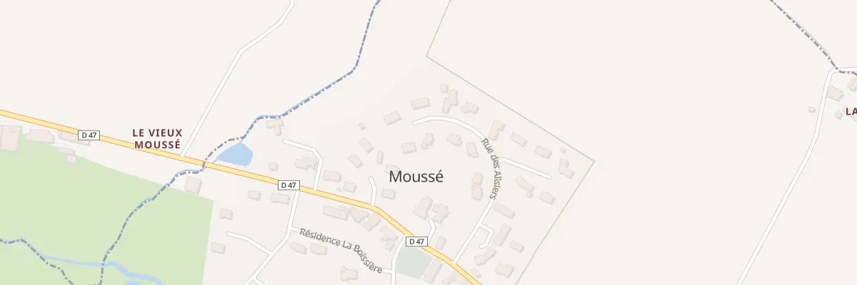 Plan du 21 Rue des Alisiers à Moussé