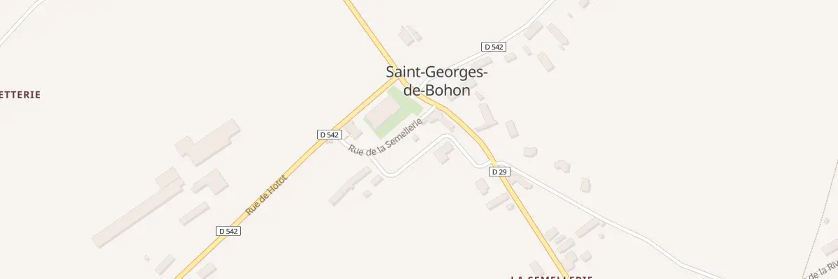 Plan du 8 Rue des Bohons -St Georges Boh à Terre-et-Marais
